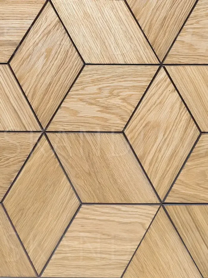 Плитка дерев'яна на стіну - RHOMBUS